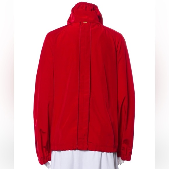 St. John Red Polyester Jacket - Picture 7 of 8